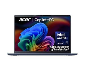 acer Swift AI SF14-51 Laptop - Intel Core Ultra 7 256V, 16GB, 1TB SSD, Integrated Graphics, 14" 2.8K OLED Adobe & DCI-P3 100%, Windows 11, Blue