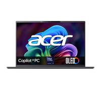 ACER Swift Go 16 AI 16" Laptop, Copilot PC - Intel®Core Ultra 9, 1 TB SSD, Grey, Silver/Grey