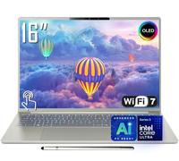 Acer Swift Go 16 AI Copilot+ PC Laptop, 16" 2K OLED Touchscreen, Intel 8-core Ultra 7 355(>Ultra 9 288V), 32GB LPDDR5X, 4TB SSD, Backlit KB, Wi-Fi7, Thunderbolt 4, w/Stylus, Win11Home