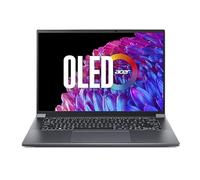 acer, Swift X OLED, Ultra-thin Laptop, 14.5 inches, 2.8K 120 Hz OLED Display, Intel Core Ultra 7 155H, 32 GB RAM, 1 TB SSD, NVIDIA GeForce RTX 4060, Windows 11 Pro, Grey, SFX14-72G