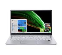 Acer Swift X SFX14-41G-R0SG Creator Laptop | 14" Full HD 100% sRGB | AMD Ryzen 5 5600U | NVIDIA RTX 3050 Laptop GPU | 8GB LPDDR4X | 512GB NVMe SSD | Wi-Fi 6 | Backlit Keyboard | Windows 10 Home