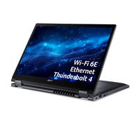 Acer TravelMate TMP414RN-53 I31315U 8/256 W11P EDU Intel Core i3 i3-1315U Hybrid (2-in-1) 35.6 cm (14") Touchscreen WUXGA 8 GB DDR4-SDRAM 256 GB SSD Wi-Fi 6 (802.11ax) Windows 11 Pro Education Black
