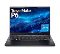 Acer TravelMate P6 NX.B0AEK.001 laptop Intel Core i5 i5-1335U 35.6 cm (14") WUXGA 16 GB LPDDR5-SDRAM 512 GB SSD Wi-Fi 6E (802.11ax) Windows 11 Pro Black