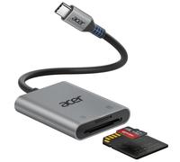 acer USB-C SD Card Reader, High Speed Type-C Micro SD Card Adapter, USBC External Memory Card Reader for SD/Micro SD/SDHC/SDXC/MMC, iPhone 15 16 17, MacBook iPad Pro/Air, Galaxy S24, Surface Pro, etc.