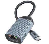 Acer USB C to Ethernet Adapter, Thunderbolt 3 Type-C to RJ45 Gigabit LAN Network Adaptor, Aluminum Case for iPhone 15/16 series, iPad/MacBook Pro/Air, Galaxy S24, Surface, Steam Deck - Pro Version