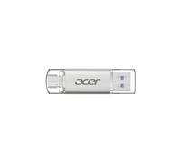 Acer UT300 USB 3.0 Flash Drive 128GB, Memory Pen Stick with Transfer Speeds Up to 150 MB/s, USB Type-C Typc-A Thumb Drive for Phones, Laptops, TVs and Audio Equipment