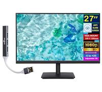 Acer Vero V7 V277 E FHD IPS Home and Office Monitor with AMD FreeSync, 4ms RT, 100Hz Upgrade, VESA Mount, HDMI, VGA and Dockztorm Hub, (Model UM.HV7AA.E01-2025)