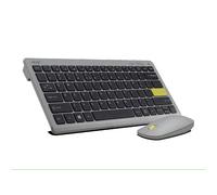 Acer Vero Wireless Keyboard & Mouse - Grey/Black, UK QWERTY, Silent Keys, 2.4GHz USB Receiver, Ambidextrous Mouse, 30% Recycled, GP.ACC11.03H