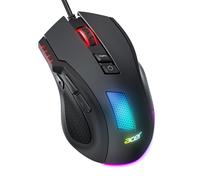 acer Wired Gaming Mouse, 12800 DPI Mouse Gaming RGB, 1000Hz Polling Rate, 8 Programmable Button, 12 Backlights, High Precision, Rapid Fire, Ergonomic