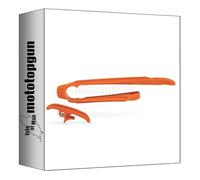 acerbis 0016857.010 chain guide orange compatible with ktm exc-f 350 2012 2013 2014 2015 2016 mototopgun