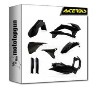 acerbis 0017204.090 full plastics kit black compatible with ktm exc-f 350 2014 2015 mototopgun