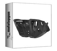 acerbis 0026174.090 skid plate black compatible with honda transalp xl750 2023 2024 mototopgun