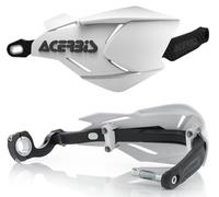 Acerbis 22397.237 Moto Hand Guards, White/Black, Size Unifit