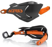 Acerbis 22397.313 Moto Hand Guards, Black/Orange, Size Unifit