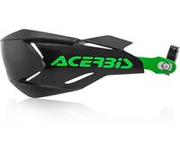 Acerbis 22397.325 Moto Hand Guards, Black/Green, Size Unifit