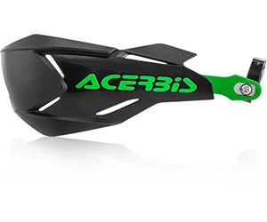 Acerbis 22397.325 Moto Hand Guards, Black/Green, Size Unifit