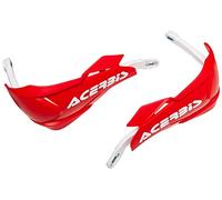Acerbis 22397.343 Moto Hand Guards, Red/White, Size Unifit