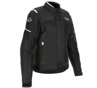 Acerbis On Road Ruby Ladies Motorcycle Textile Jacket, black-white, size XL for Women