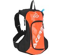 Acerbis Acqua Logo 5L Hydration Backpack, white-orange for Men