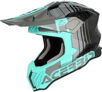 Acerbis Airstrike-C Dekor, motocross helmet S Turquoise/Grey/Carbon