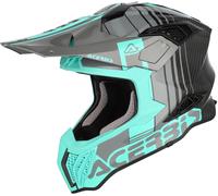 Acer irstrike-C Graphic Carbon Motocross Helmet, black/turquoise, size M (57/58)