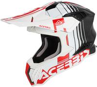 Acer irstrike-C Graphic Carbon Motocross Helmet, white/red, size L (59/60)
