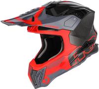 Acer irstrike-C, motocross helmet XXL Black/Dark Grey/Neon-Red