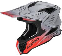 Acerbis Airstrike-X, motocross helmet L Matt Light Grey/Red