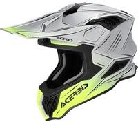 Acer irstrike-X, motocross helmet S Light Grey/Neon-Yellow