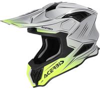 Acer irstrike-X Scratch Motocross Helmet, silver/yellow, size L (59/60)