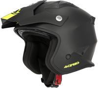 Acerbis Aria 2026 Jet Helmet, black matt/yellow, size L (59)