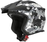 Acer ria Sport Camo Jet Helmet, Grey/Matte Black, M (57/58)
