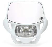 Acerbis DHH Certified Front Mask With Headlight, white for Men
