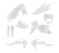 Acer nduro Plastics Kit For KTM EXC-F 250 350 450 500 2017 2018 2019 White