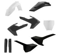ACERBIS Full Plastic Kits BLACK/WHITE 16-18 HUSQV