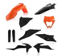 Acer ull Plastics Kit For KTM EXC EXC-F XC-W TPI 2020-2023 Black Orange