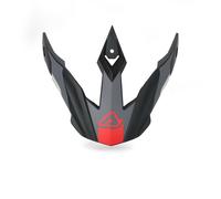 Acerbis Helmet Visor Flip FS-606 Gray/Red 0022315.295