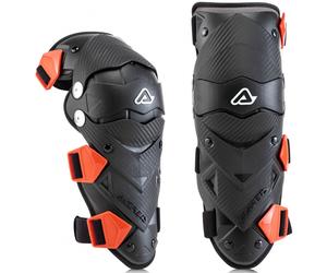 Acerbis Impact Evo Youth Motocross Knee Protector, black-red