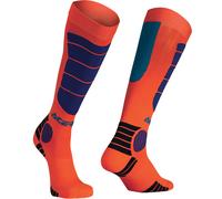 Acerbis Motocross Impact Socks, blue-orange, size L XL for Men