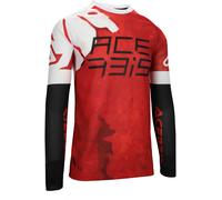Acerbis J-Windy Vented Watermark Motocross Jersey, white-red, size XL for Men
