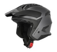 Acerbis Jet Aria Evo Metallic Open Face Helmet Dark GreyXS Dark Grey