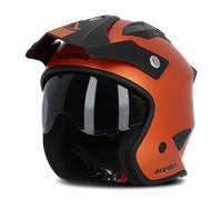 Acerbis Aria Metallic Jet Helmet, orange, size L