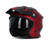 Acerbis Aria Metallic Jet Helmet, red, size 2XL