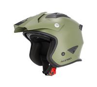 Acer ria 2023 Solid Jet Helmet, green matt, size S (55/56)