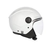 Acerbis Jet Helmet Brezza White Scooter Motorcycle With ECE 2206 Certified Visor