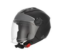 Acerbis Levante Jet Helmet Matte Black Gray ECE 2206 Scooter