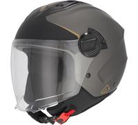 Acerbis Levante Logo Jet Helmet, black matt/anthracite/bronze, size L (59/60)