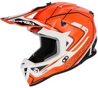 Acerbis Linear 2026 Motocross Helmet, orange/white, size XS (53/54)