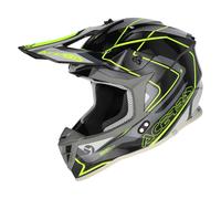 Acerbis Linear 2026 Motocross Helmet, black/grey/fluo yellow, size S (55/56)