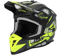 Acerbis Linear Graphic 2024 Motocross Helmet, black-yellow, size XS for Men